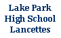 Text Box: Lake Park High School Lancettes